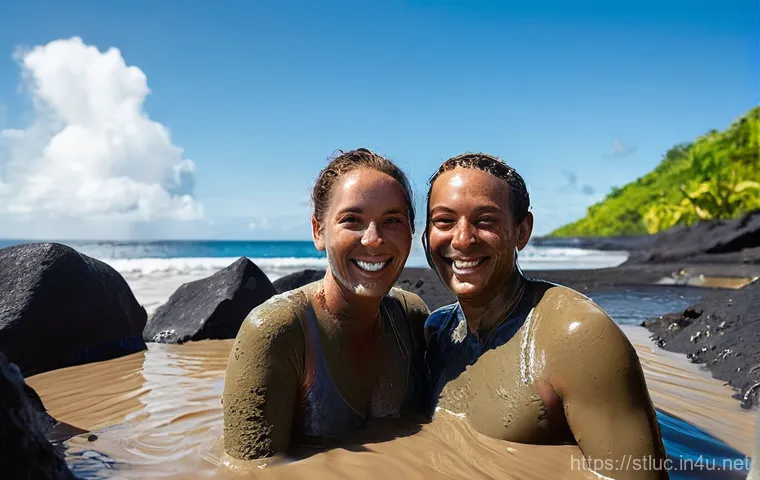 세인트루시아 신혼여행 코스 - **Majestic Pitons and Luxury Resort Romance:** A luxurious honeymoon couple in St. Lucia. An aerial ...